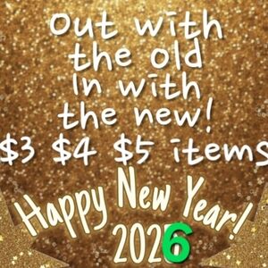 Happy New Year 2026 Sale Sign